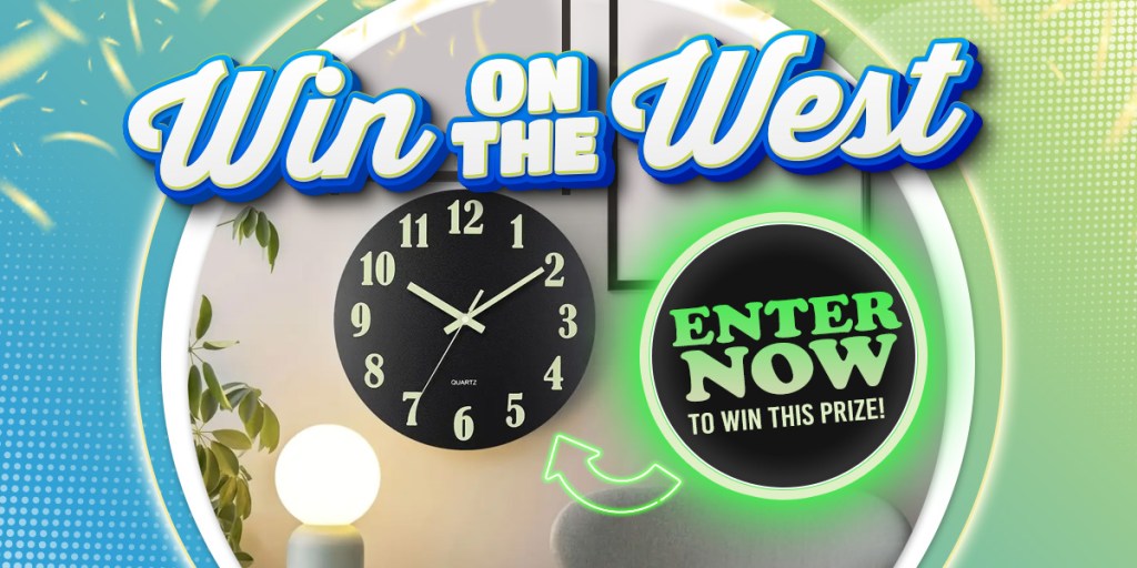 Win on the West – Wall Clock